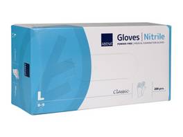 ABENA Gants en nitrile Classic taille L, 200 pièces