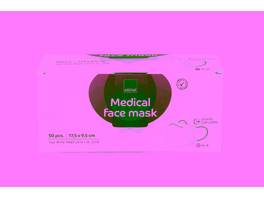 ABENA Masques de protection buccale type II R bleus, 3 couches, barrette métalli