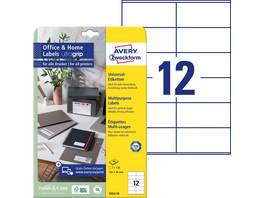 AVERY ZWECKFORM 3424-10 Etiketten, 48 x 105 mm, 10 Blatt