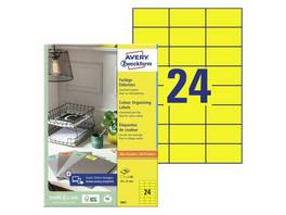 AVERY ZWECKFORM 3451 Etiketten, 70 x 37 mm, 100 Blatt