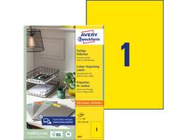 AVERY ZWECKFORM 3473  Etiketten A4, 100 Blatt