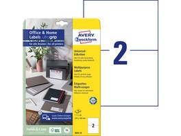 AVERY ZWECKFORM 3655-10 Etiketten, 210 x 148 mm, 10 Blatt