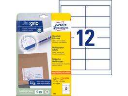 AVERY ZWECKFORM 4781 Etiketten, 97 x 42.3 mm, 25 + 5 Blatt
