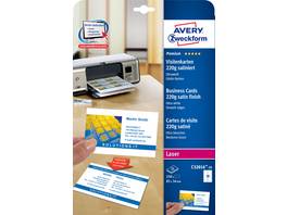 AVERY ZWECKFORM C32016-25 Cartes de visite double face