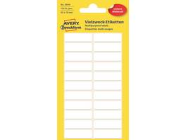 AVERY ZWECKFORM Etiketten 3044Z, 32 × 10 mm, 6 Blatt