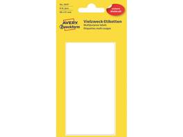 AVERY ZWECKFORM Etiketten 3047, 98 × 51 mm, 6 Blatt