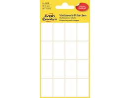 AVERY ZWECKFORM Etiketten 3074, 29 × 18 mm, 6 Blatt