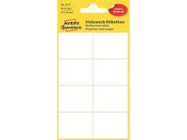 AVERY ZWECKFORM Etiketten 3075, 32 × 23 mm, 6 Blatt