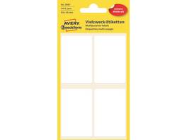 AVERY ZWECKFORM Etiketten 3087, 54 × 35 mm, 6 Bögen