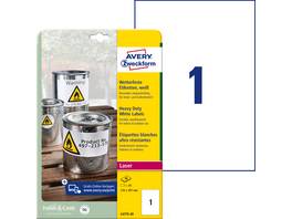 AVERY ZWECKFORM L4775-20 Etiketten, 210 x 297 mm, 20 Blatt