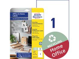 AVERY ZWECKFORM LR3478-10 Étiquettes, 297 x 210 mm, 10 feuilles