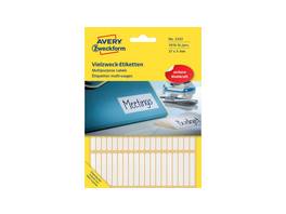 AVERY ZWECKFORM Universal-Etiketten 3322, 37 x 5 mm, 26 Blatt