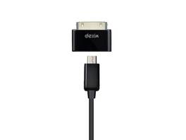 Adaptateur Micro-USB Dexim pour connecteur Dock 30 broches pour iPad, iPod, iPhone et