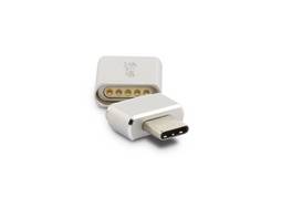 Adaptateur magnétique USB-C vers USB-C pour câble de charge USB-C avec jusqu'à