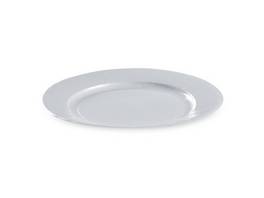 Assiette jetable ronde, 250 pièces