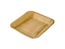 Assiettes jetables carrées, 25 pièces