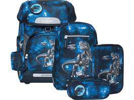 BECKMANN Schulrucksack-Set Plus Air mit Wendetasche