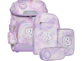 BECKMANN Set de sac à dos scolaire Plus Air avec sac réversible