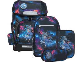 BECKMANN Set de sac à dos scolaire Plus Air avec sac réversible