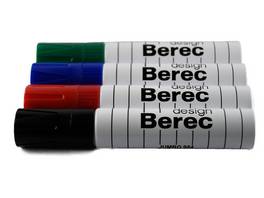 BEREC Whiteboard Marker 3-13 mm, étui à 4 pcs.