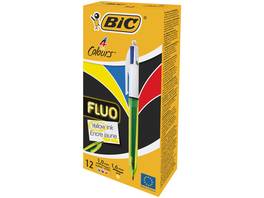 BIC Kugelschreiber Fluo - 12 Stück