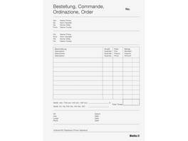 BIELLA Bestellscheine Copy-Bloc A5, 50 Blatt