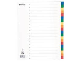 BIELLA Blankoregister 20-teilig