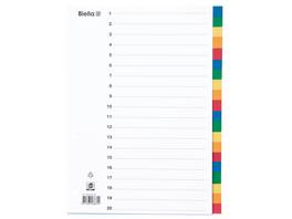 BIELLA Blankoregister 20-teilig
