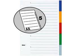 BIELLA Blankoregister 5-teilig