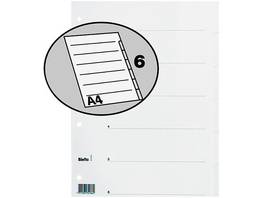 BIELLA Blankoregister 6-teilig