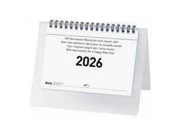BIELLA Calendrier de bureau Desktop 2026 Basic ws ML