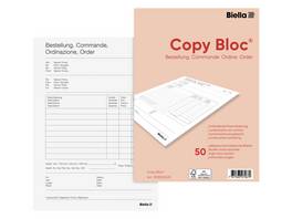 BIELLA Copy Bloc bulletins de commande A5, 50 feuillets