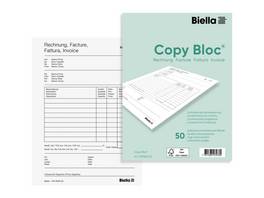 BIELLA Copy Bloc factures A6, 50 feuillets