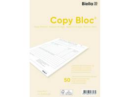 BIELLA Copy Bloc rapports de régie A5, 50 feuillets