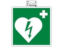 BIELLA Klebeschild Defibrillator