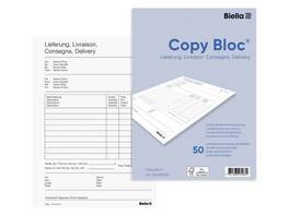 BIELLA Lieferscheine Copy-Bloc A5, 50 Blatt