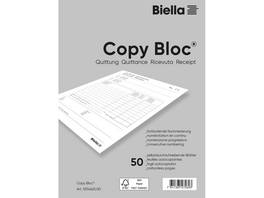 BIELLA Quittungen Copy-Bloc A6, 50 Blatt