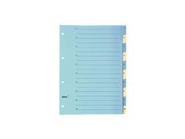 BIELLA Zahlenregister 1 - 10