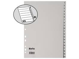 BIELLA Zahlenregister 1 - 20