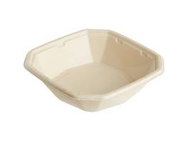 BIOPAK Barquette-repas carrée Octabagasse 400 ml, 300 pièces