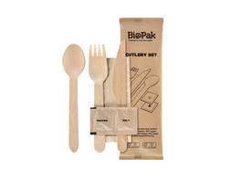 BIOPAK Besteckset 250 Stück