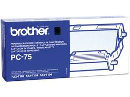 BROTHER PC-75 Ribbon black 144 pages PC75