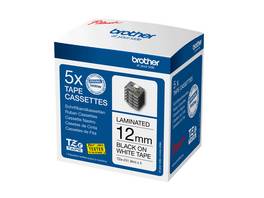 BROTHER P-Touch 12mm black white TZE231M