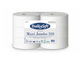 BULKYSOFT Papier toilette Premium Maxi Jumbo 2 couches, 6 rouleaux