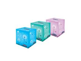 BULKYSOFT Serviette cosmétique Cube 3 couches, 24 boîtes