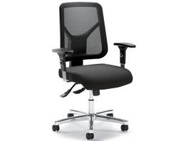 Bürodrehstuhl Comfort R NET Deluxe mit Armlehnen