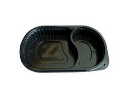 Barquette-repas à 2 compartiments 600 ml, 400 pièces