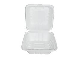 Boîte à hamburgers en bagasse -150 x 150 x 80 mm