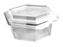 Boîte-repas hexagonale 500 ml, 300 pièces