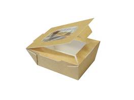 Boîte à snack petit format Food to go avec fenêtre 600 ml, 210 pièces